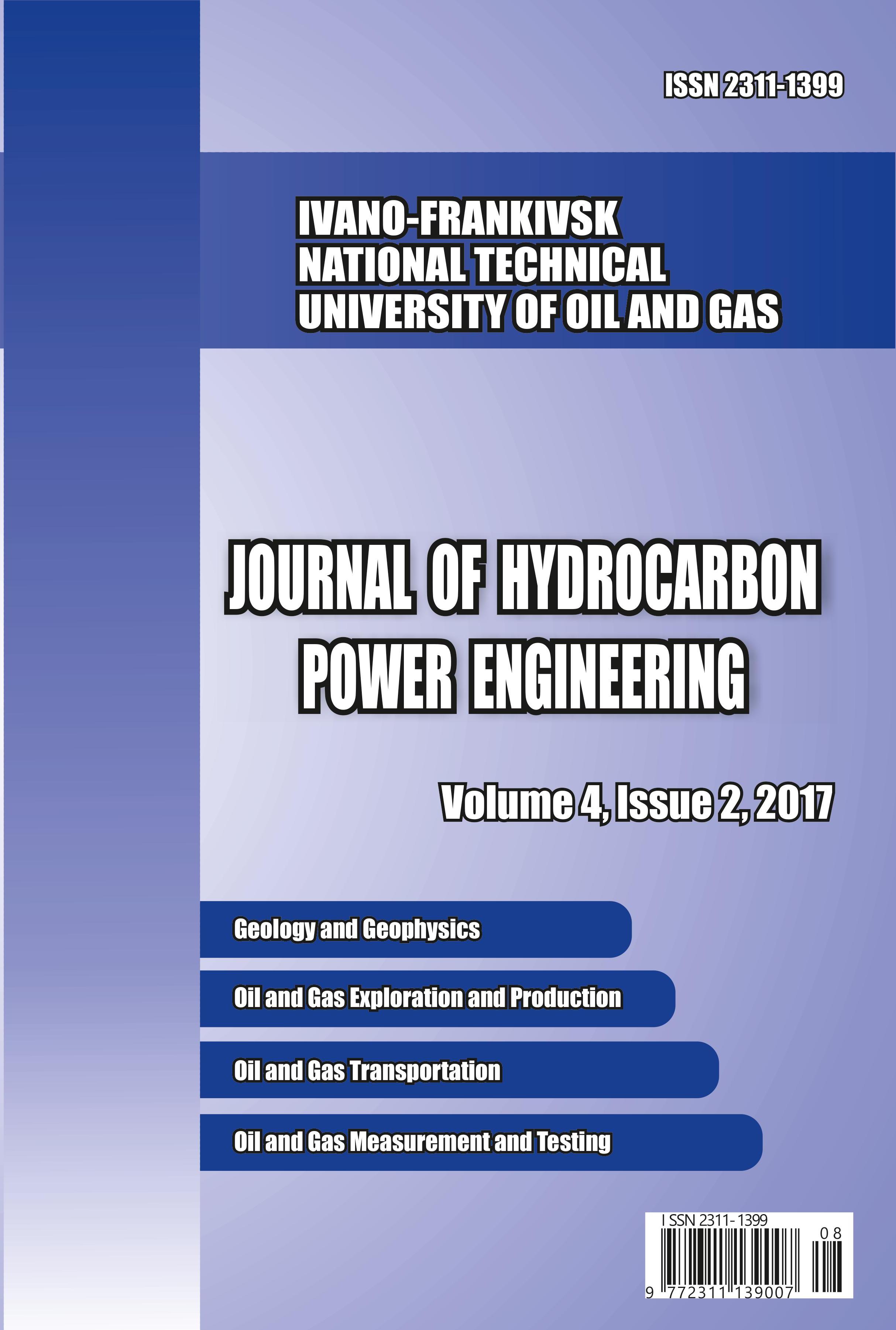 					View Vol. 4 No. 2 (2017): JOURNAL OF HYDROCARBON POWER ENGINEERING
				
